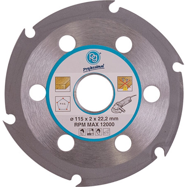 PG Mini Blade 6 Teeth 115mm for Wood on Angle Grinder
