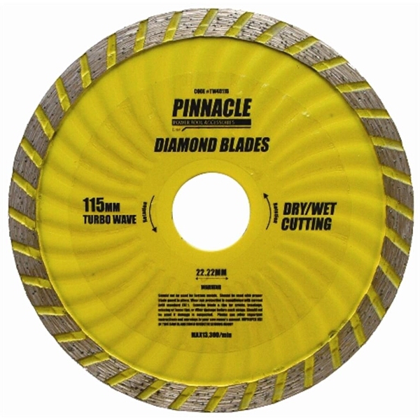 Diamond Blade Turbo Wave 115mm X 22.22 Pinnacle