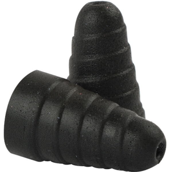 Plugfones Replacement Foam Ear Bud – Black 10 Pack (5 Pairs)