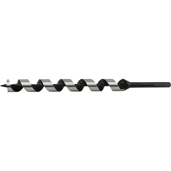 Tork Craft Auger Bit 22 x 300mm Bulk 10mm Shank Black Finish