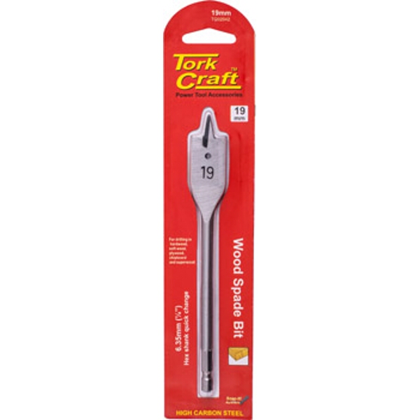 Tork Craft Spade Bit 19mm 150mm
