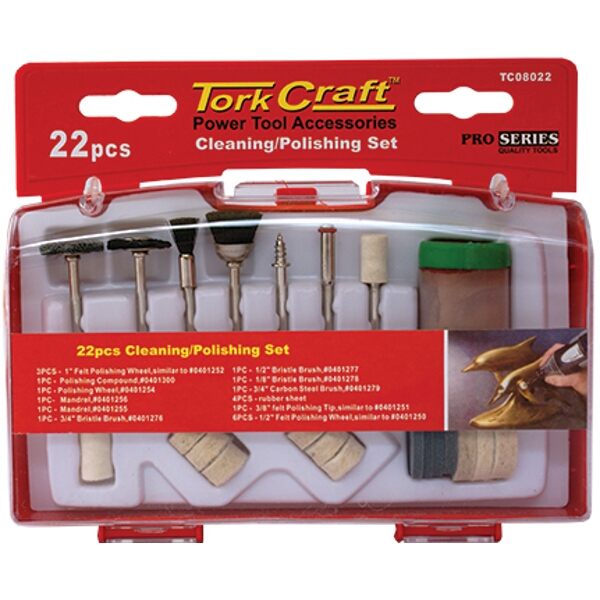 Tork Craft Cleaning & Polishing Set 22 Piece Mini