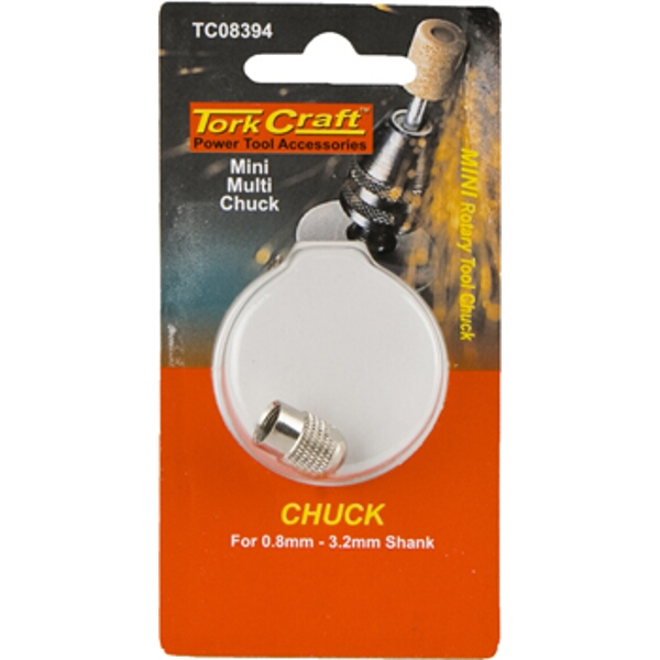 Tork Craft Mini Multi Collet Nut for 0.8-3.2mm Shank