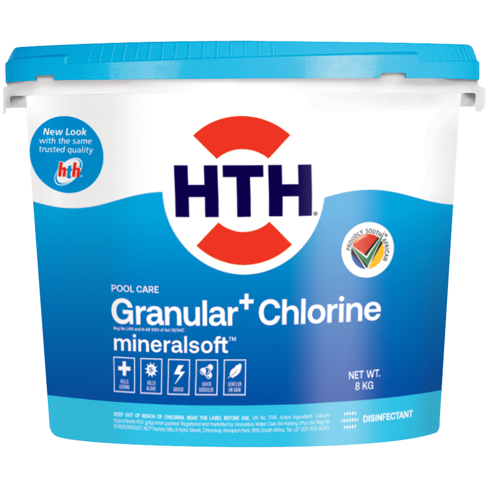HTH Granular & Mineral Soft Pool Cleaners – Pool Chemicals (8kg)