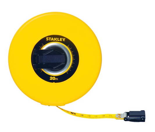 Stanley Tools – 20m Fiberglass Tape – Yellow