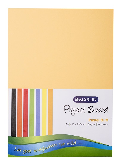Marlin: Project Boards A4 10’s – Pastel Buff