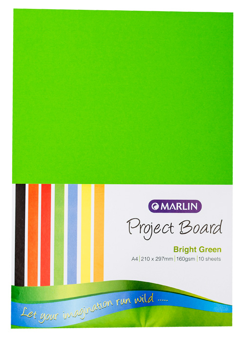 Marlin: Project Boards A4 10’s – Bright Green