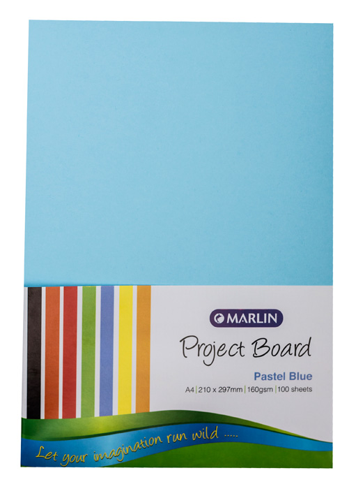 Marlin: Project Boards A4 100’s – Pastel Blue