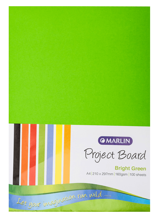 Marlin: Project Boards A4 100’s – Bright Green