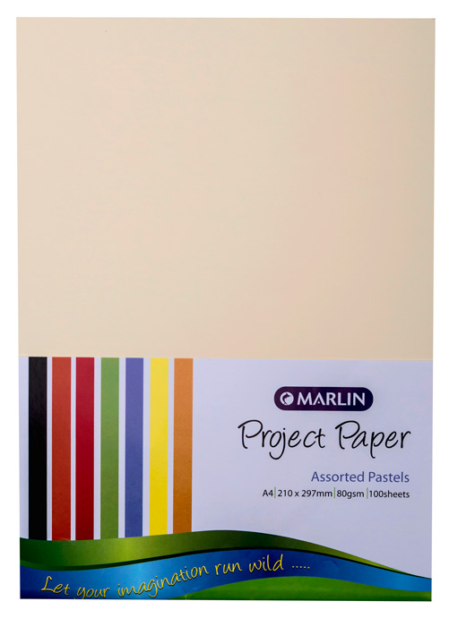 Marlin: Paper A4 100’s – Pastel Assorted