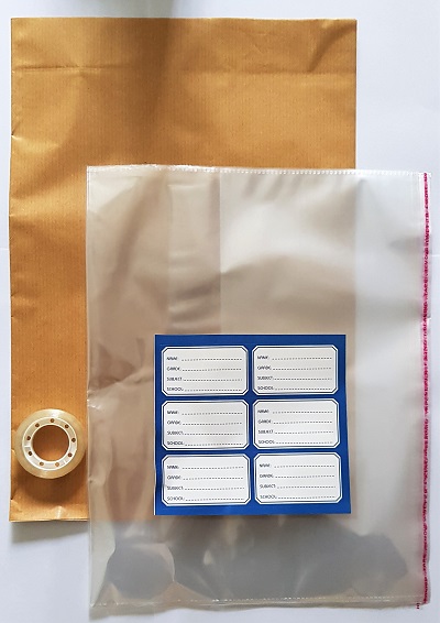 Marlin: Book Cover Pre-Cut Brown Kraft Combo – 17 Piece