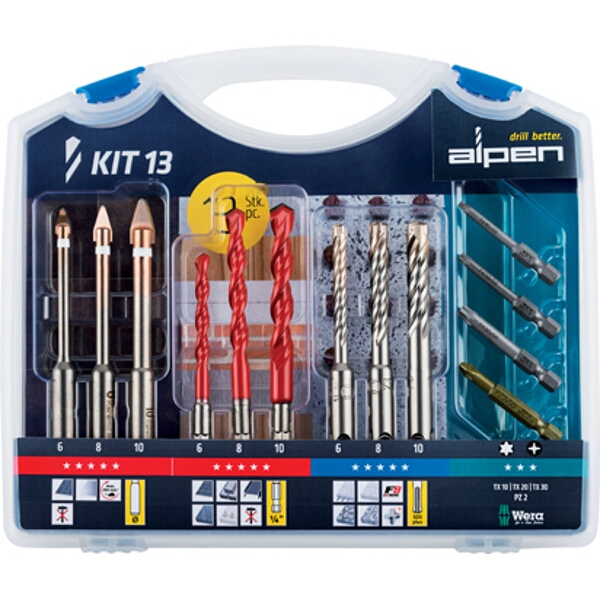 Alpen – Keramo Profi Multicut & F8 Extreme – Set of 13