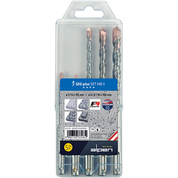 Alpen – Drill Bit Set – Set of 5