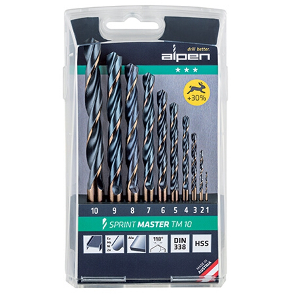 Alpen – Sprint Master Bit Set – Set of 10