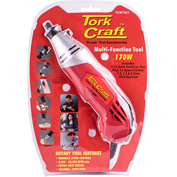Tork Craft – 170W Rotary Variable Speed Mini Tool