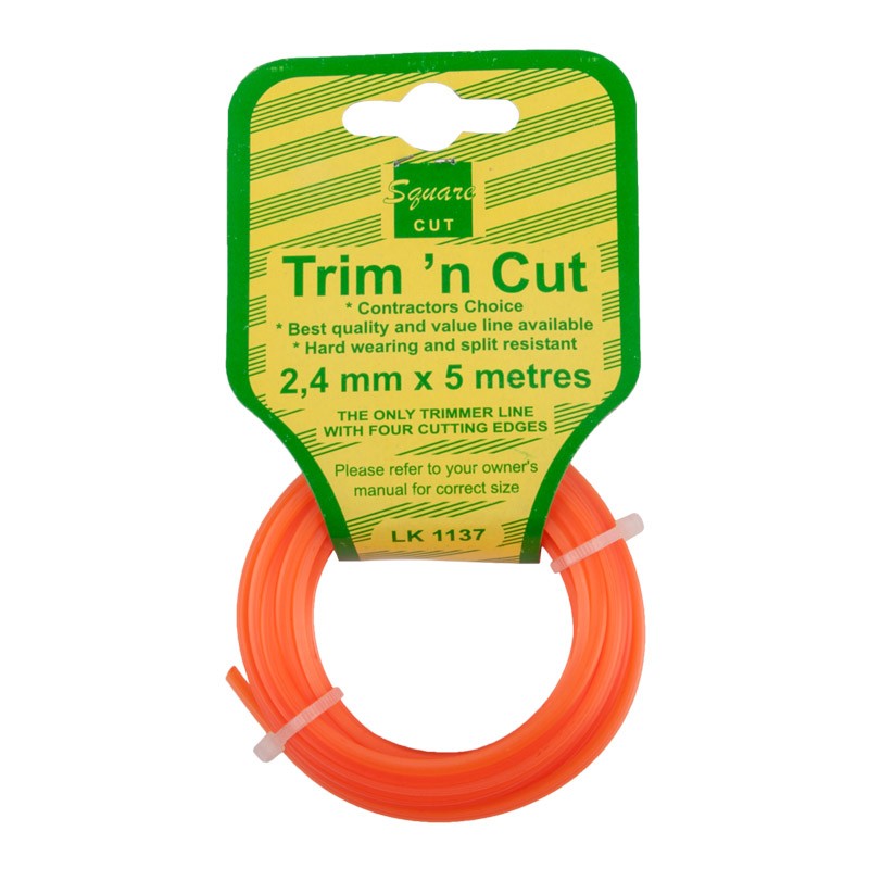 Trim n Cut Trimmer Line – 2.4mmx5m Square