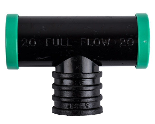 Tee – Full Flow – Female – Combination – 20 x 1/2 – 3 Pack