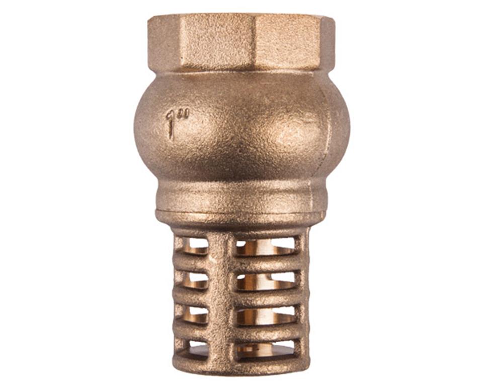Torrenti Brass Foot Valve – 80mm