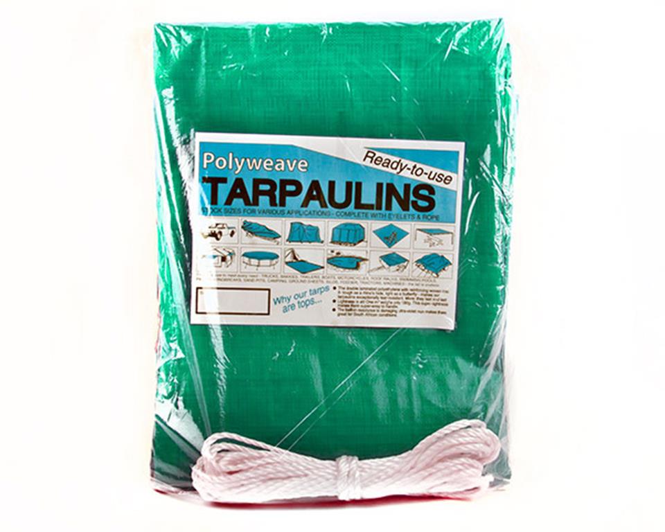 Protarp Polyweave Tarpaulin – Green (8 x 6m)
