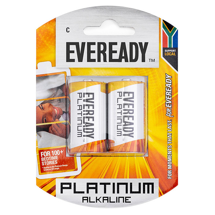 Eveready C Platinum Alkaline Batteries