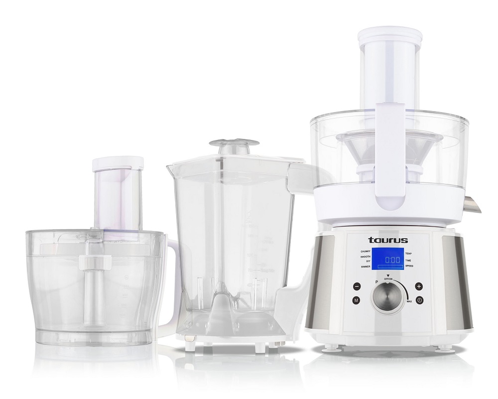 Taurus – 2.4 Litre 800W Food Processor – Stainless Steel