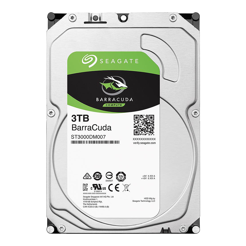 Seagate Barracuda 3TB 3.5″ Hard Drive
