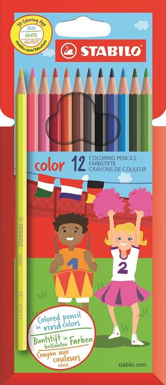 Stabilo Color Colour Pencil – Assorted Box of 12