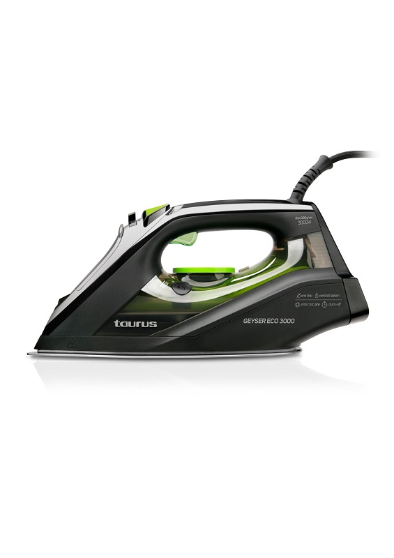 Taurus – 330ml 3000W Anodized Steam Iron – Black