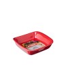 Pyrex – 24cm Supreme Ceramic Square Roaster – Red Pyrex – 24cm Supreme Ceramic Square Roaster – Red