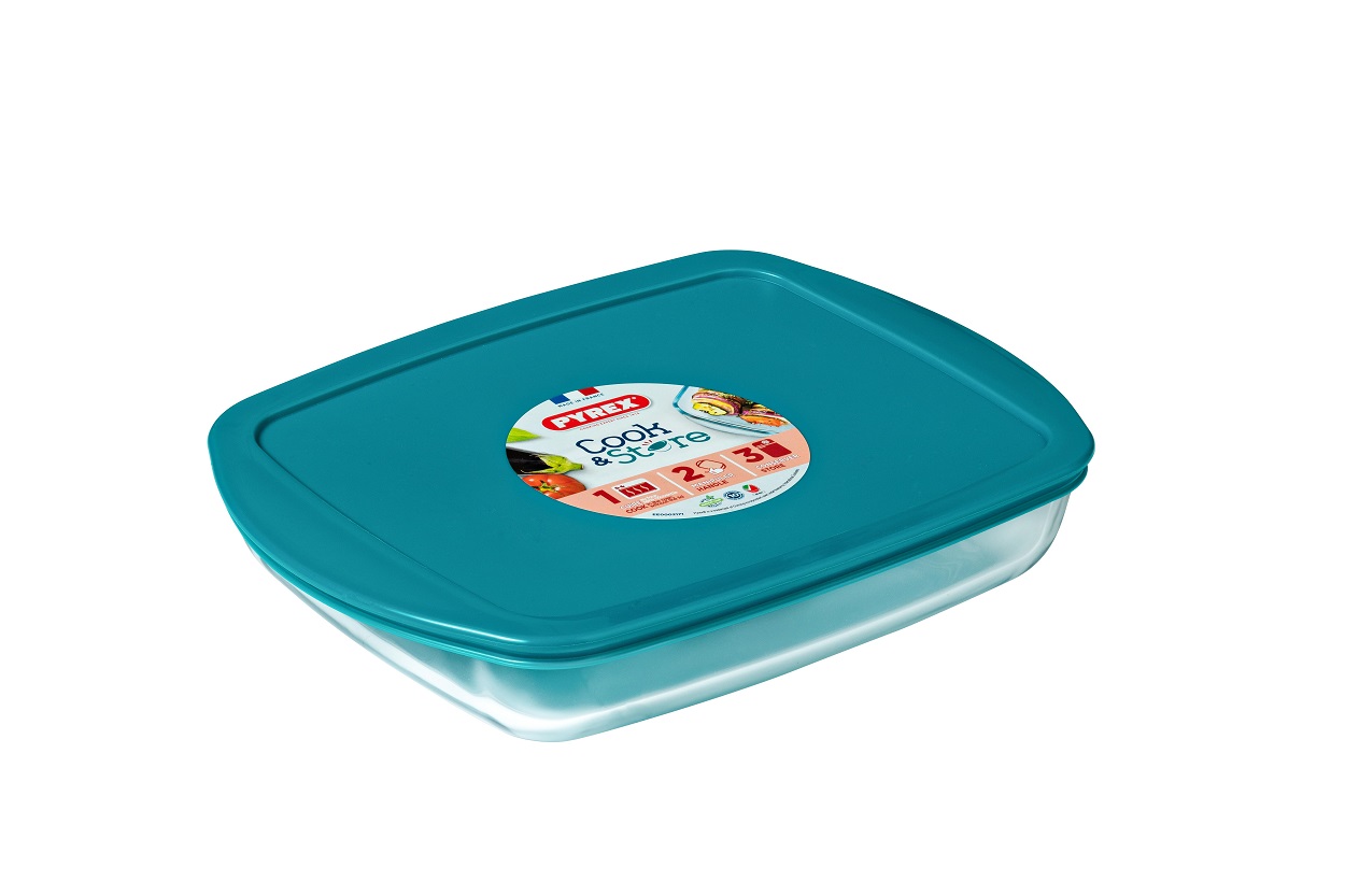 Pyrex – 1.6 Litre Cook & Store Shallow Rectangular Dish