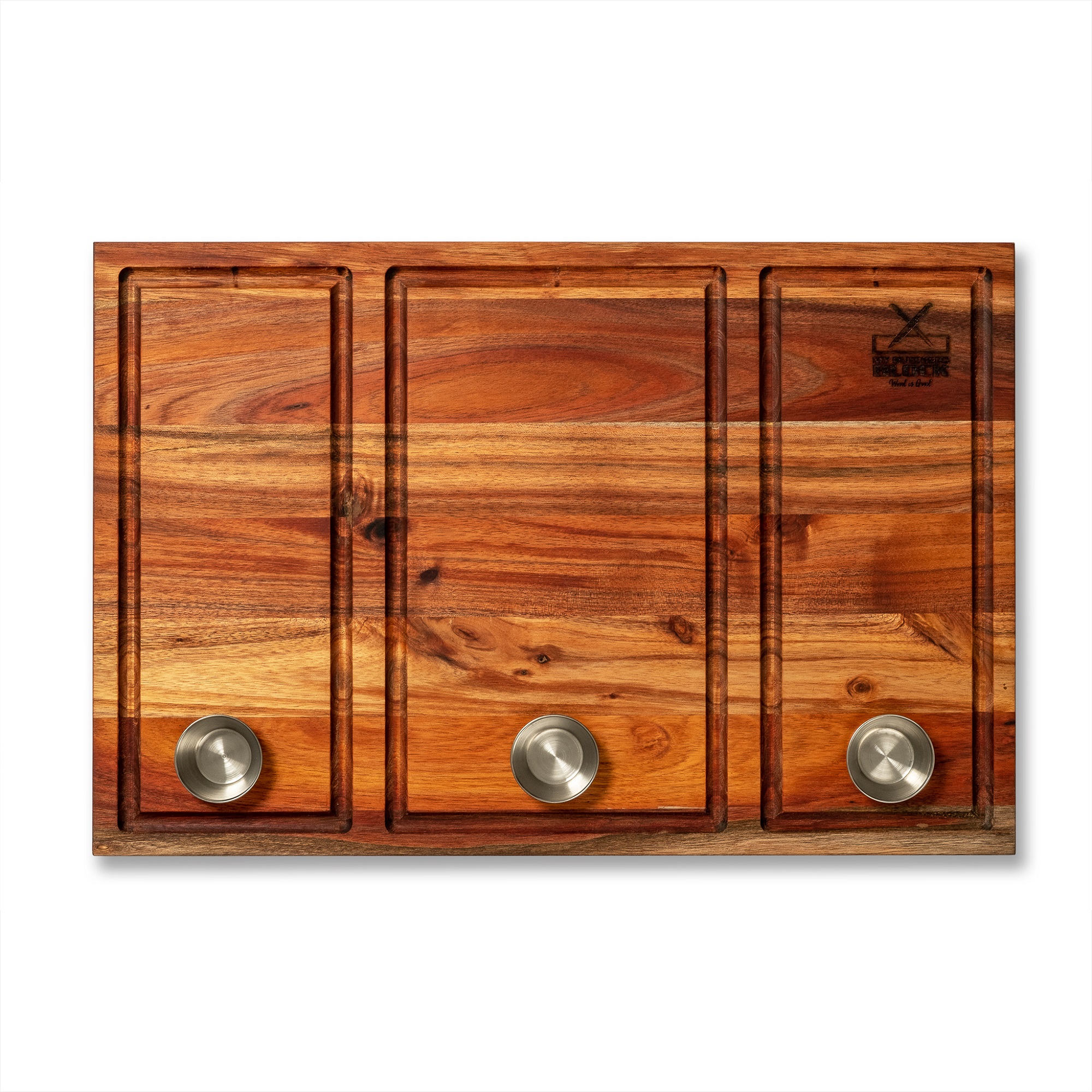 My Butchers Block – Plankie Braai Board – Dark Brown – L