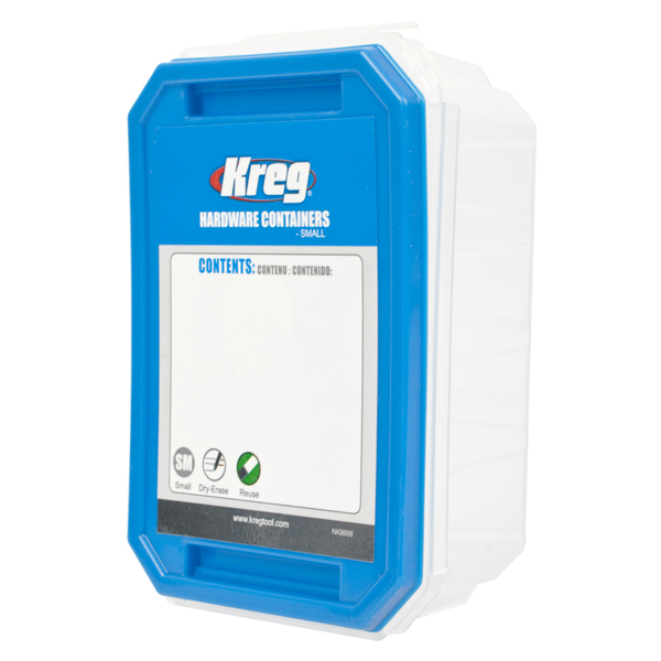 Kreg Small Hardware Container 4-Pack 76.2X114.30X50 mm