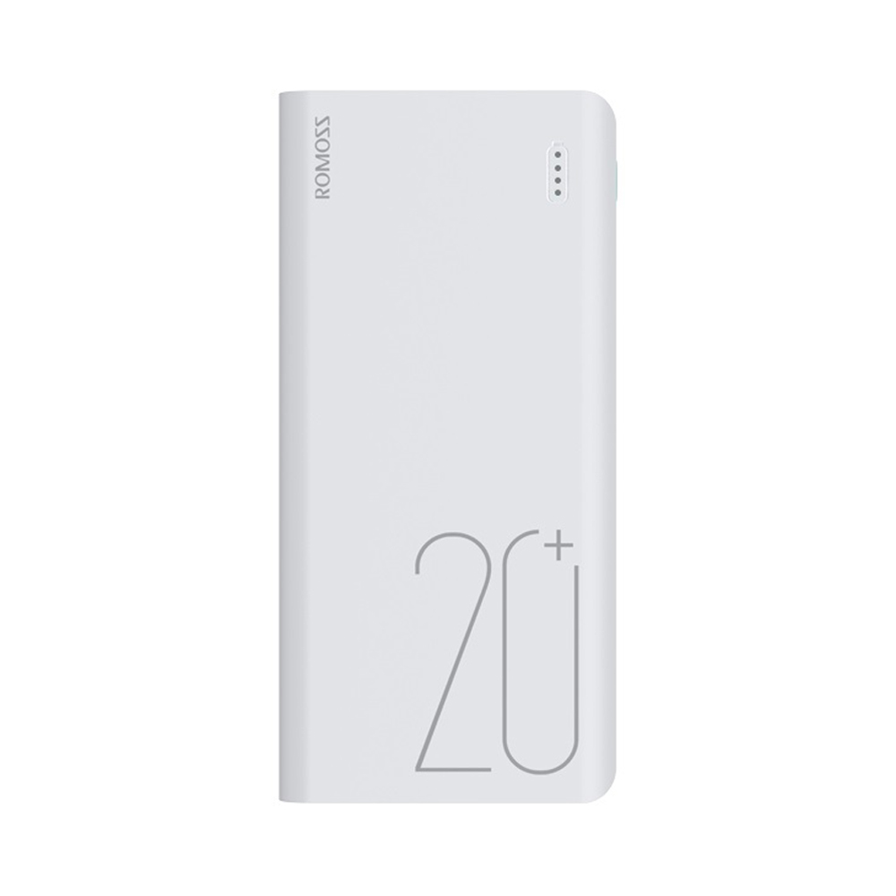 Romoss Sense 6+ 20000mAh QC3.0 Type-C Power Bank – White