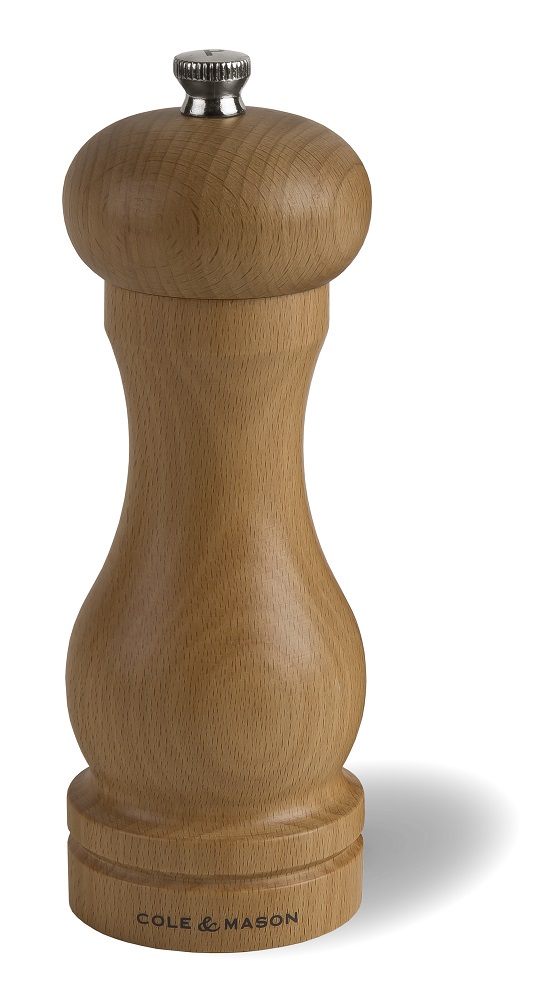 Cole & Mason – Precision Beech Capstan Pepper Mill – 165mm