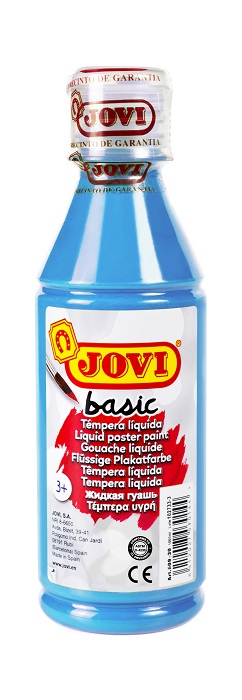 JOVI Basic Liquid Poster Paint 250ml – Cyan Blue