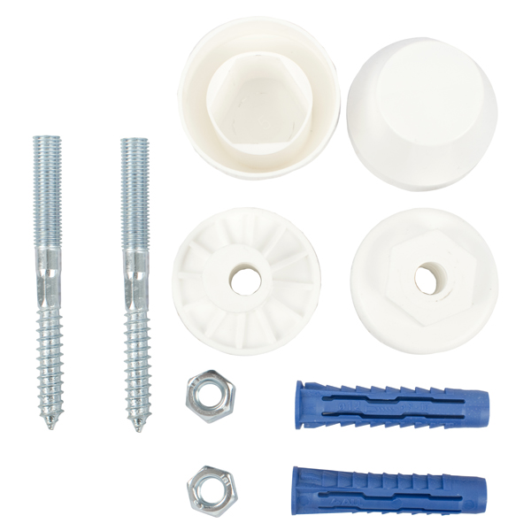 Rawlplug Washbasin Mounting Kit With 10mm 4All Plugs And Screws