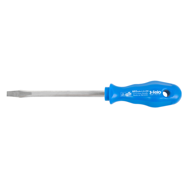 Felo 800 Sl8.0x1.2×150 Screwdriver Blue Series