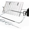 Rotisserie Frame With Flat Basket and Spit Rod and Prong Set – 740mm Rotisserie Frame With Flat Basket and Spit Rod and Prong Set – 740mm