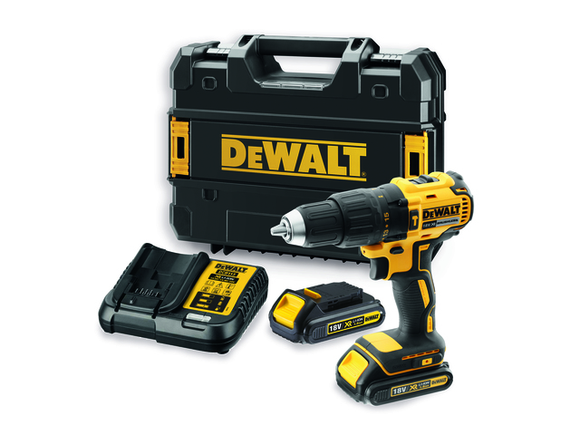 Dewalt – 18V XR Compact Hammer Drill Driver in TSTAK