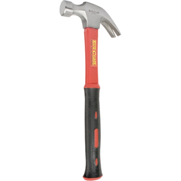 Tork Craft Hammer Claw 450G (16Oz) Fibreglass Handle 295mm & Full Pol Head