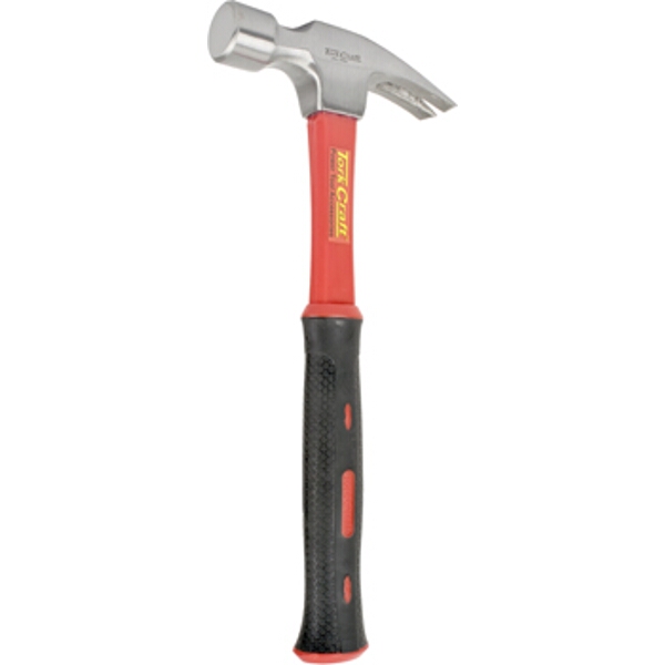 Tork Craft Hammer Claw 700G (24Oz) Fibreglass Handle 295mm & Full Pol Head