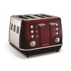 Morphy Richards – Toaster 4 Slice Stainless Steel Red – 1800W “Evoke” Morphy Richards – Toaster 4 Slice Stainless Steel Red – 1800W “Evoke”