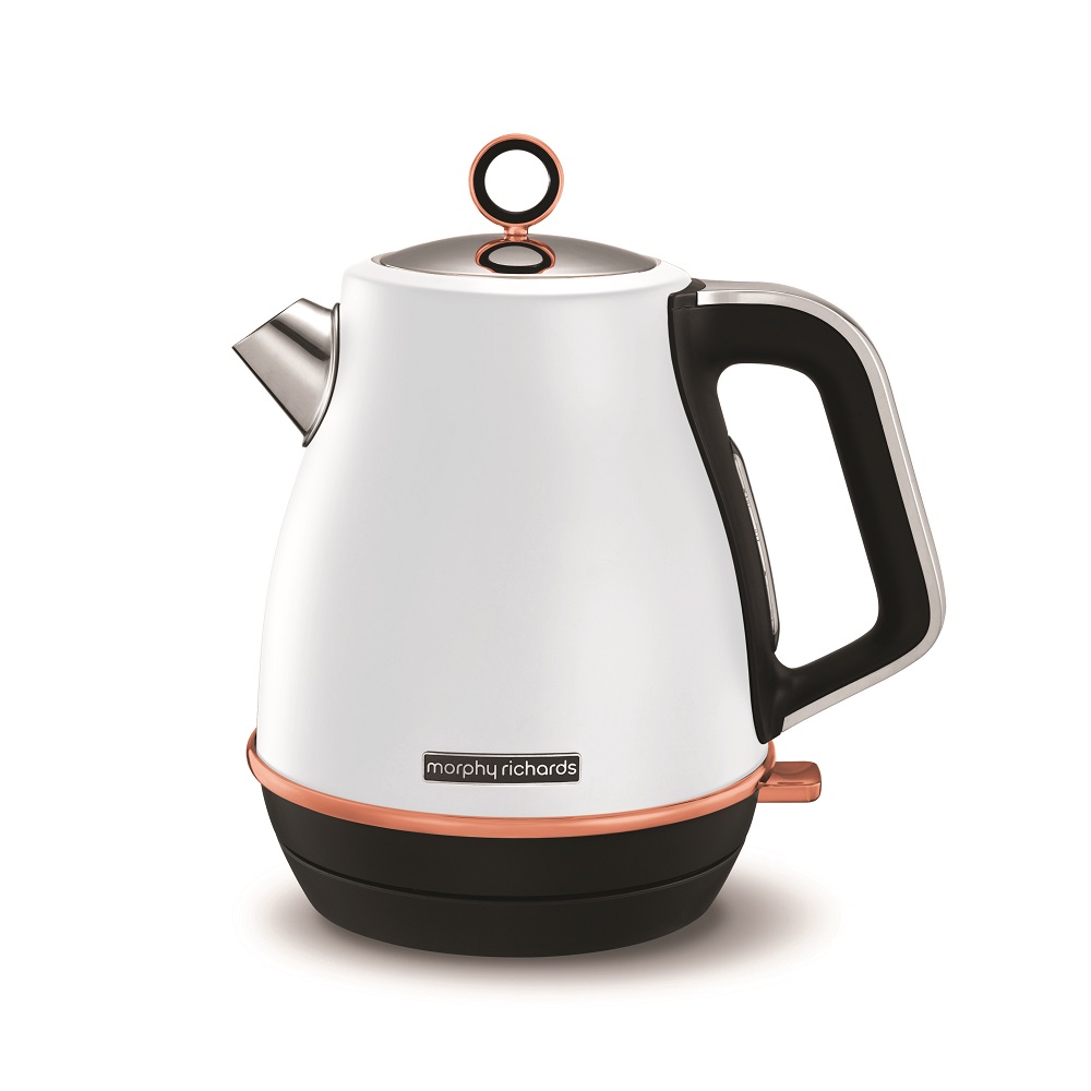 Morphy Richards – 1.5L Jug Kettle Rose Gold – White