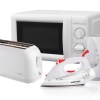 Mellerware – 4 Piece PackWhite Microwave, Kettle, Toaster And Iron Mellerware – 4 Piece PackWhite Microwave, Kettle, Toaster And Iron