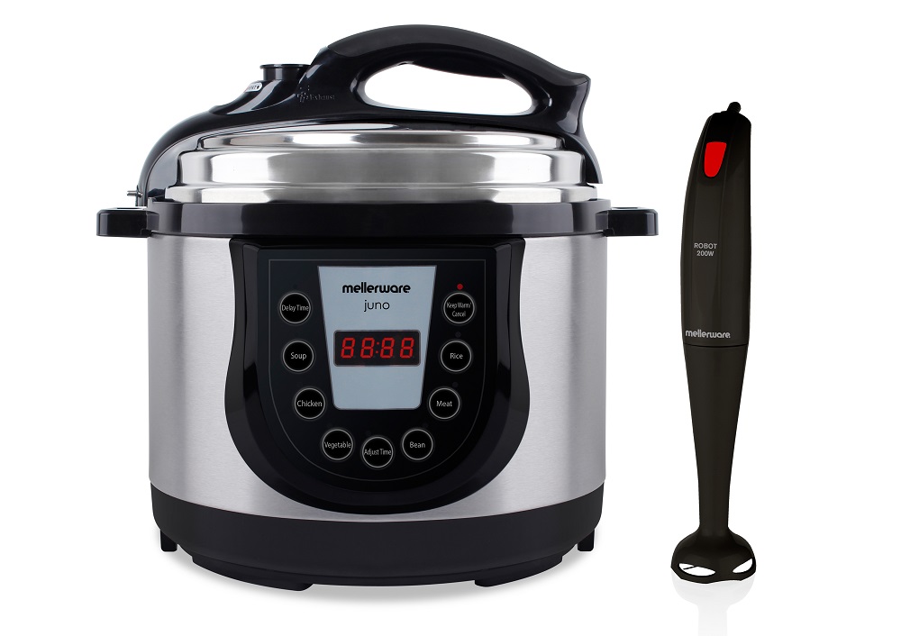 Mellerware – 2 Piece Pack Set Pressure Cooker And Stick Blender