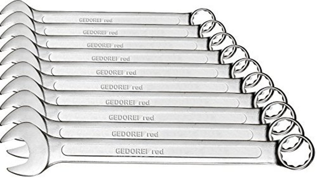 Gedore Red Combination Spanner Set – 10 Piece (8mm – 22mm)