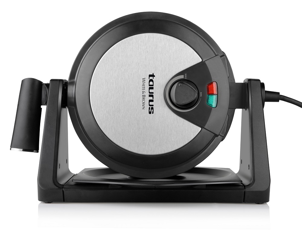 Waffle Maker Rotating Black Variable Heat Settings – 1000W “G594”