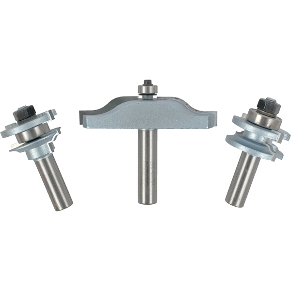 Cabinet Door Set 3Pc Ogee Stile 1/2″ Shank Wooden Box