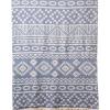 Turkish Throw / Blanket (100% Cotton) – Motive Blue (190x220cm) Turkish Throw / Blanket (100% Cotton) – Motive Blue (190x220cm)