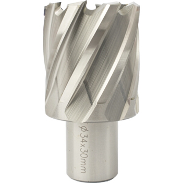 Tork Craft Annular Hole Cutter Hss 34 x 30mm Broach Slugger Bit
